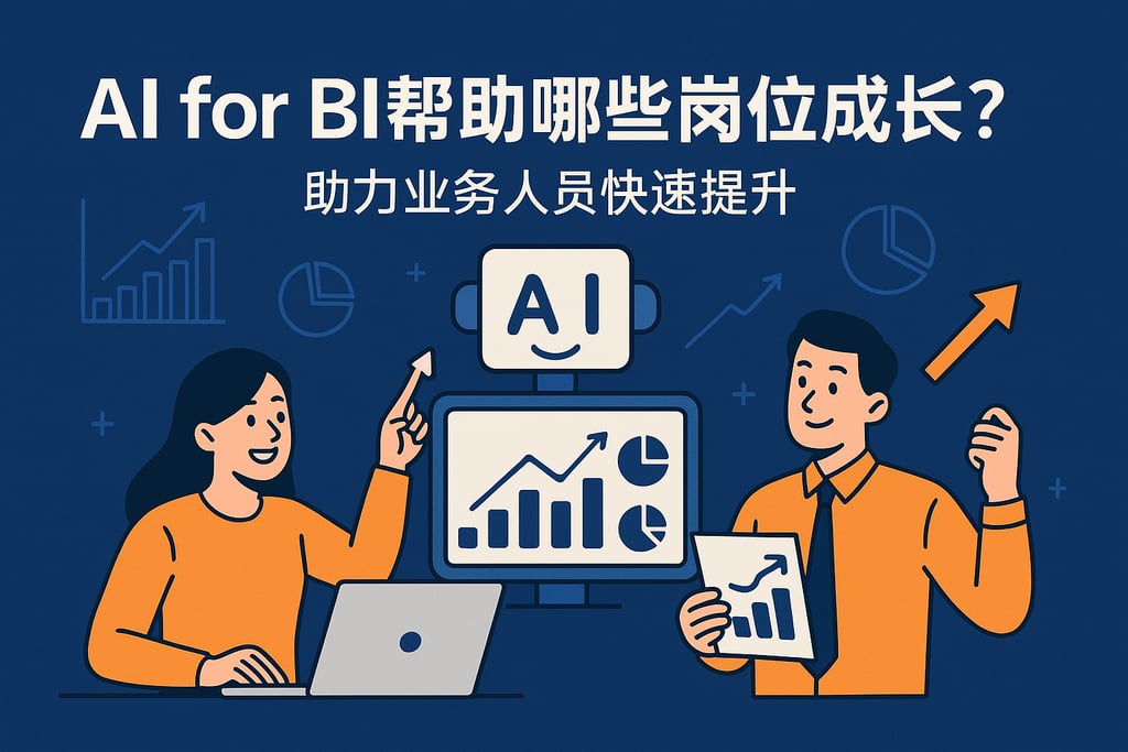 AI For BI帮助哪些岗位成长？助力业务人员快速提升